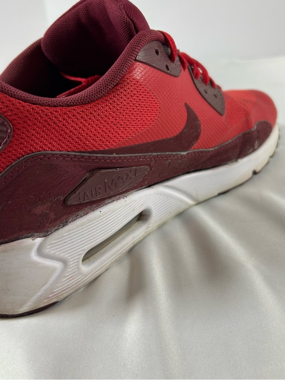 Nike Air Max 90 Ultra 2.0 Essential 875695600 Red Mens 10.5 No box *flaws* - Picture 12 of 16